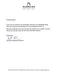 Thumbnail image of reference letter from Guardian Companies/Vinocopia for cost segregation services.