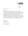 Thumbnail image of reference letter from K & N Labs for cost segregation services.