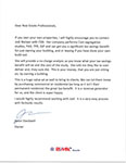 Thumbnail image of reference letter from RE/MAX Results for cost segregation services.