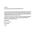 Thumbnail image of reference letter from self storage group for cost segregation services.