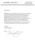 Thumbnail image of reference letter from Super 106 Inc. for cost segregation services.